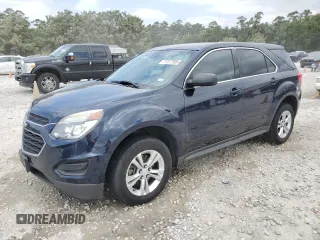 2017 Chevrolet Equinox LS with VIN 2GNALBEK0H1538268, listed as a Copart auction lot 53092755 with 137,317 mi miles and Salvage Title. Bid and sale history available at carsss.com. Image 1.