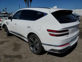 2025 Genesis GV80 Prestige with VIN KMUHEESC1SU250011, listed as a Copart auction lot 46520165 with 2,455 mi miles and Salvage Title. Bid and sale history available at DreamBid. Image 2.