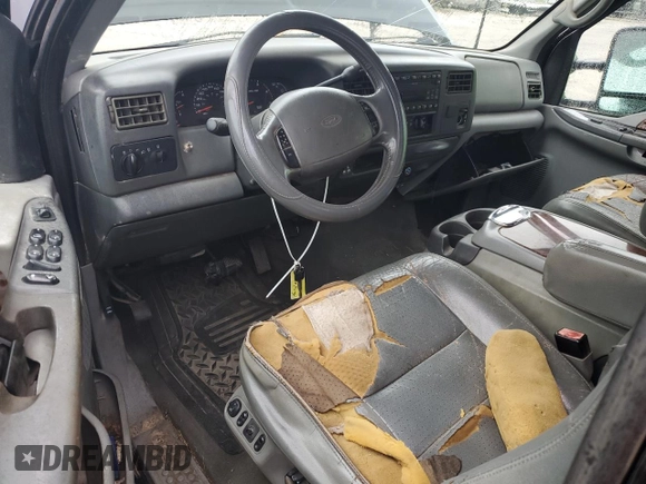2002 Ford F-350 XL z VIN 1FTWW33F92EB51645, wystawiony jako Copart lot #79216984 z przebiegiem Nie podano mil oraz Szkoda całkowita • Salvage title. Historia ofert i sprzedaży dostępna na DreamBid. Obrazek 8.