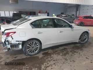 2021 Infiniti Q50 Luxe with VIN JN1EV7BR9MM752020, listed as a IAAI auction lot 41602470 with 61,392 mi miles and . Bid and sale history available at DreamBid. Image 13.