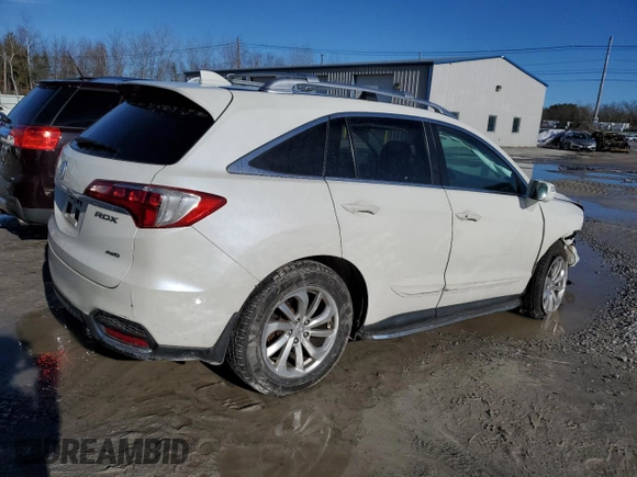 2018 Acura RDX w/Technology Pkg with VIN 5J8TB4H53JL009727, listed as a Copart auction lot 47207775 with 0 mi miles and Salvage Title. Bid and sale history available at carsss.com. Image 3.