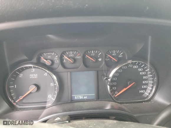 2018 Chevrolet Silverado 1500 Custom with VIN 3GCUKPEC7JG542006, listed as a Copart auction lot 41578555 with 97,794 mi miles and Salvage Title. Bid and sale history available at carsss.com. Image 9.