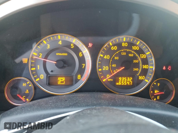 2006 Infiniti FX with VIN JNRAS08W16X207472, listed as a Copart auction lot 73719984 with 93,532 mi miles and Salvage Title. Bid and sale history available at DreamBid. Image 9.
