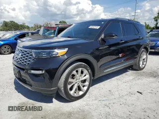 2021 Ford Explorer Platinum z VIN 1FM5K8HC7MGB00084, wystawiony jako Copart lot #60542415 z przebiegiem 36 688 mil mil oraz Szkoda całkowita • Salvage title. Historia ofert i sprzedaży dostępna na DreamBid. Obrazek 1.