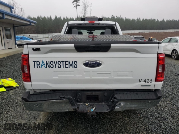 2023 Ford F-150 XL with VIN 1FTFW1E86PKG13350, listed as a Copart auction lot 87603215 with 12,534 mi miles and Salvage title. Bid and sale history available at DreamBid. Image 6.