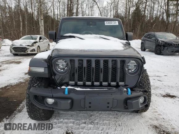 2022 Jeep Wrangler Unlimited Rubicon with VIN 1C4JJXR64NW259788, listed as a Copart auction lot 83600134 with 29,954 mi miles and Clean title. Bid and sale history available at DreamBid. Image 5.
