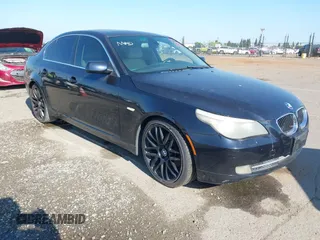 2008 BMW 5 Series 528i with VIN WBANU53548CT16166, listed as a IAAI auction lot 42141558 with Not Provided miles and . Bid and sale history available at carsss.com. Image 1.