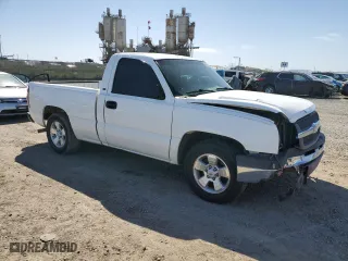 2003 Chevrolet Silverado 1500 with VIN 1GCEC14X33Z107067, listed as a Copart auction lot 49863485 with 255,257 mi miles and Salvage Title. Bid and sale history available at carsss.com. Image 4.
