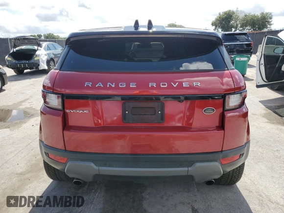 2016 Land Rover Range Rover Evoque SE with VIN SALVP2BG0GH156857, listed as a Copart auction lot 64001255 with Not provided miles and Salvage title. Bid and sale history available at DreamBid. Image 6.