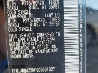 2013 Infiniti QX56 with VIN JN8AZ2NF9D9531027, listed as a Copart auction lot 83920194 with 194,769 mi miles and Salvage Title. Bid and sale history available at carsss.com. Image 13.