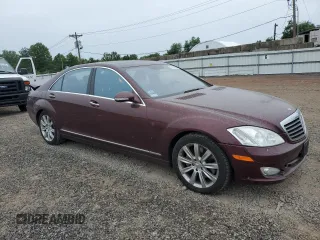2008 Mercedes-Benz S 550 with VIN WDDNG86X98A194012, listed as a Copart auction lot 57961635 with 158,747 mi miles and Salvage title. Bid and sale history available at DreamBid. Image 4.