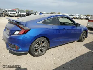 2019 Honda Civic Si Coupe with VIN 2HGFC3A51KH751086, listed as a Copart auction lot 82569514 with 47,865 mi miles and Salvage Title. Bid and sale history available at carsss.com. Image 3.