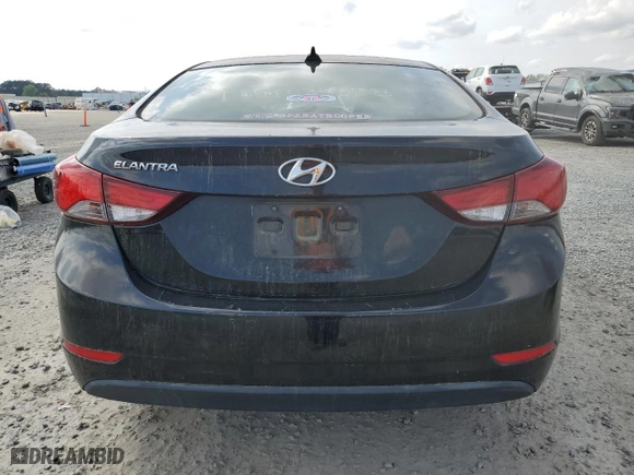 2016 Hyundai Elantra SE with VIN KMHDH4AE6GU601892, listed as a Copart auction lot 50625415 with 143,090 mi miles and Salvage Title. Bid and sale history available at carsss.com. Image 6.