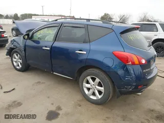 2009 Nissan Murano SL with VIN JN8AZ18W79W160626, listed as a IAAI auction lot 41786916 with 211,448 mi miles. Bid and sale history available at carsss.com. Image 3.