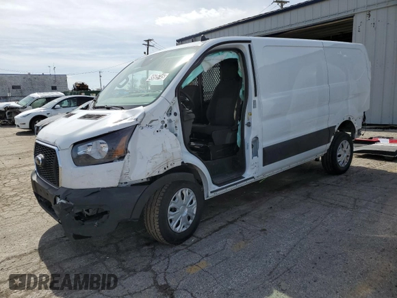 2024 Ford Transit Cargo with VIN 1FTBR1Y84RKB03745, listed as a Copart auction lot 49505745 with 867 mi miles and Clean Title. Bid and sale history available at DreamBid. Image 1.