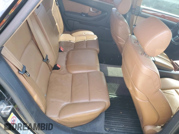 2005 Audi A8 L with VIN WAUML44E75N015513, listed as a Copart auction lot 66826664 with 0 mi miles and Salvage Title. Bid and sale history available at carsss.com. Image 10.