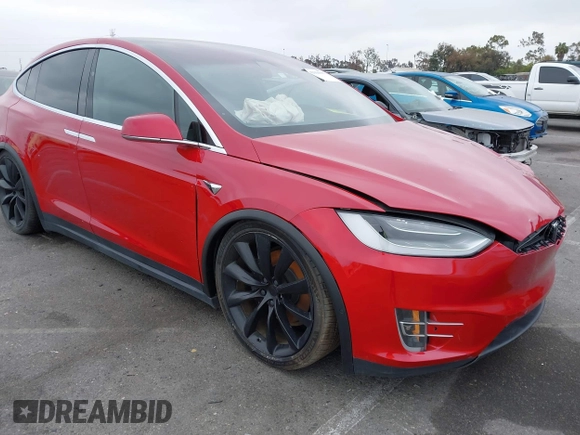 2021 Tesla Model X Long Range Plus with VIN 5YJXCBE24MF324376, listed as a IAAI auction lot 42034108 with Not Provided miles and . Bid and sale history available at carsss.com. Image 1.