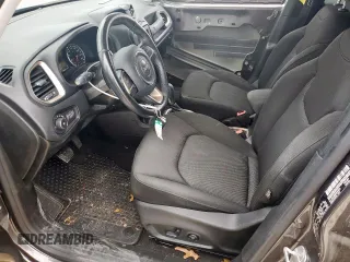 2017 Jeep Renegade Altitude with VIN ZACCJBBB5HPG48573, listed as a Copart auction lot 58431535 with 20,186 mi miles and Salvage title. Bid and sale history available at DreamBid. Image 7.