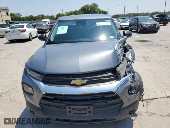 2021 Chevrolet TrailBlazer LS with VIN KL79MMS21MB180727, listed as a Copart auction lot 66133324 with 49,328 mi miles and Salvage Title. Bid and sale history available at DreamBid. Image 5.