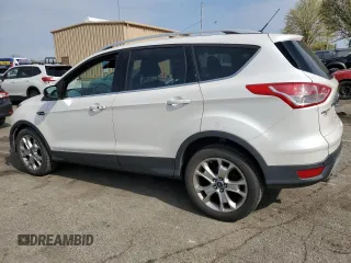 2015 Ford Escape Titanium with VIN 1FMCU0J99FUA16290, listed as a Copart auction lot 52496855 with 107,674 mi miles and Salvage Title. Bid and sale history available at DreamBid. Image 2.