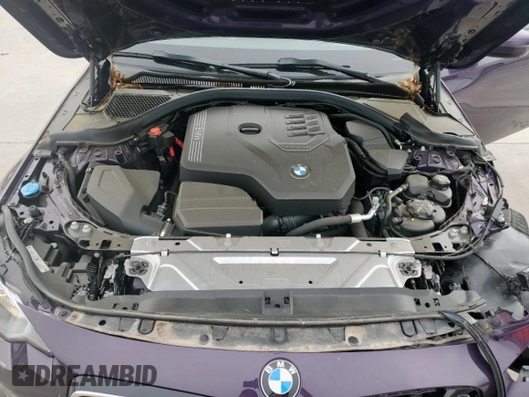 2023 BMW 2 Series 230i with VIN 3MW23CM05P8D73642, listed as a Copart auction lot 57884725 with 5,697 mi miles and Salvage title. Bid and sale history available at DreamBid. Image 11.