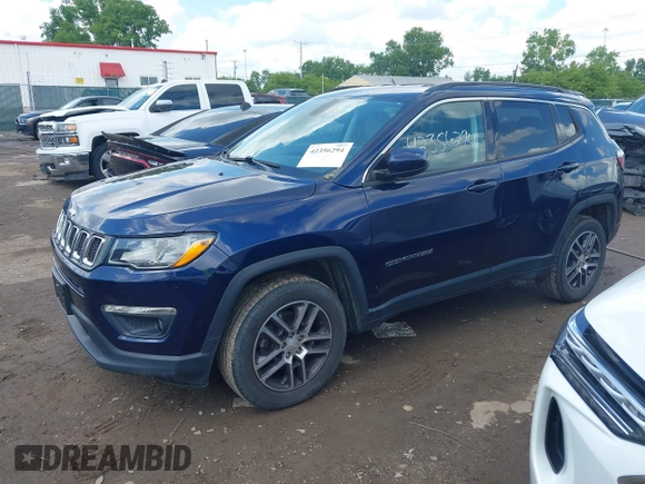 2018 Jeep Compass Latitude z VIN 3C4NJDBB5JT456685, wystawiony jako IAAI lot #42356294 z przebiegiem 130 130 mil mil oraz . Historia ofert i sprzedaży dostępna na DreamBid. Obrazek 17.