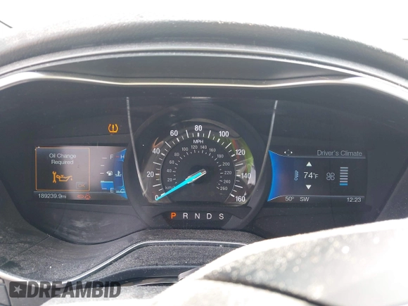 2016 Ford Fusion Titanium with VIN 3FA6P0K93GR223280, listed as a IAAI auction lot 42178478 with 189,239 mi miles and . Bid and sale history available at DreamBid. Image 7.