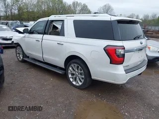 2019 Ford Expedition Max Platinum z VIN 1FMJK1MTXKEA29161, wystawiony jako IAAI lot #41963681 z przebiegiem 122 561 mil mil oraz . Historia ofert i sprzedaży dostępna na DreamBid. Obrazek 3.