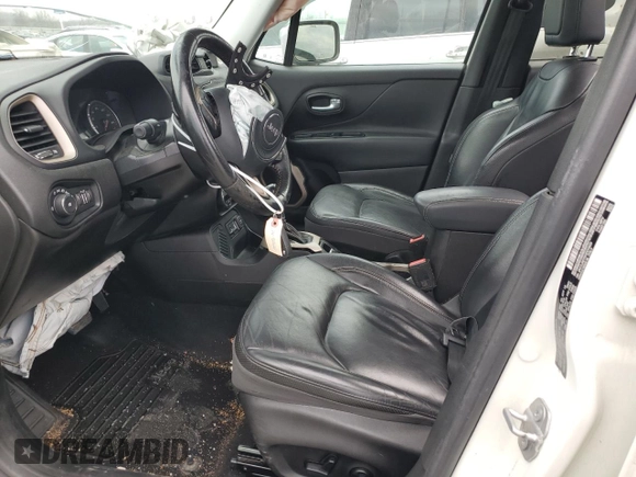 2016 Jeep Renegade Limited with VIN ZACCJADT8GPD70928, listed as a Copart auction lot 86652434 with Not provided miles and Salvage title. Bid and sale history available at DreamBid. Image 7.