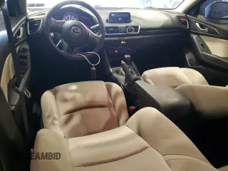 2015 Mazda 3 i SV with VIN JM1BM1T70F1234346, listed as a Copart auction lot 53711985 with 54,636 mi miles and Salvage Title. Bid and sale history available at DreamBid. Image 8.