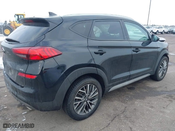 2020 Hyundai Tucson SEL with VIN KM8J3CAL9LU178729, listed as a IAAI auction lot 41146892 with 91,705 mi miles. Bid and sale history available at carsss.com. Image 4.