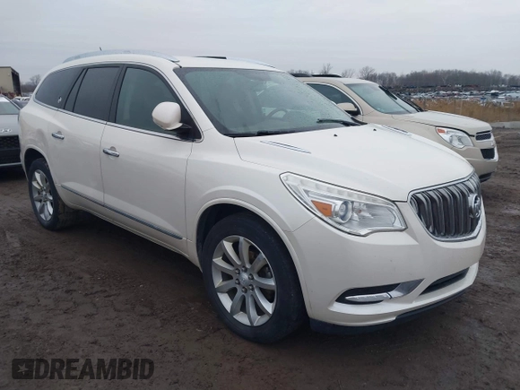 2013 Buick Enclave Leather with VIN 5GAKRCKDXDJ257393, listed as a IAAI auction lot 41184788 with 153,580 mi miles. Bid and sale history available at carsss.com. Image 1.