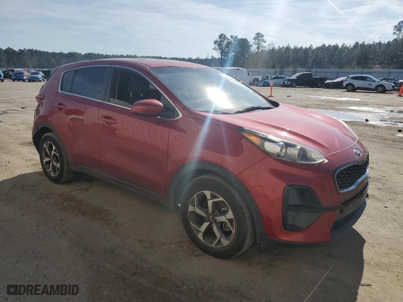 2020 Kia Sportage LX with VIN KNDPM3AC1L7817602, listed as a Copart auction lot 43378725 with 61,077 mi miles and Salvage Title. Bid and sale history available at carsss.com. Image 4.