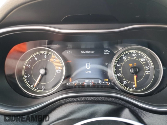 2022 Jeep Cherokee Latitude Lux with VIN 1C4PJLMN6ND549396, listed as a Copart auction lot 56864084 with 43,556 mi miles and Salvage title. Bid and sale history available at DreamBid. Image 9.