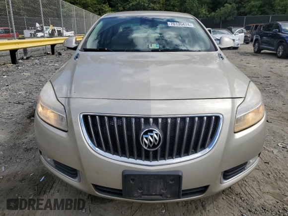 2013 Buick Regal with VIN 2G4GR5ER4D9165842, listed as a Copart auction lot 70135474 with 91,211 mi miles and Clean Title. Bid and sale history available at carsss.com. Image 5.