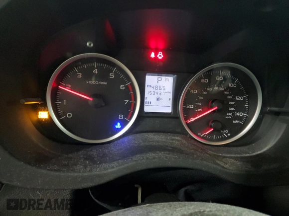 2014 Subaru Forester 2.5i with VIN JF2SJAAC7EH420675, listed as a Copart auction lot 81395164 with 153,437 mi miles and Salvage Title. Bid and sale history available at DreamBid. Image 9.