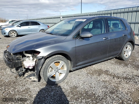 2021 Volkswagen Golf TSI with VIN 3VWW57AU0MM000201, listed as a Copart auction lot 51251305 with 120,723 mi miles and Salvage Title. Bid and sale history available at carsss.com. Image 1.