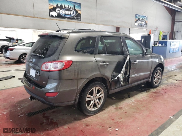 2012 Hyundai Santa Fe Limited with VIN 5XYZK3AB8CG127970, listed as a Copart auction lot 44979185 with 84,079 mi miles and Salvage Title. Bid and sale history available at carsss.com. Image 3.