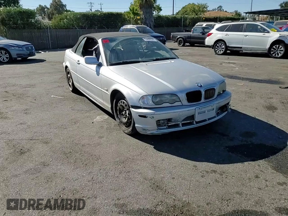 2003 BMW 3 Series 330Ci with VIN WBABS53403JU96685, listed as a Copart auction lot 73289534 with 0 mi miles and Salvage Title. Bid and sale history available at carsss.com. Image 11.