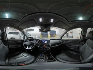 2020 Hyundai Santa Fe SEL with VIN 5NMS3CAA8LH279470, listed as a Copart auction lot 44563235 with 38,159 mi miles and Salvage Title. Bid and sale history available at carsss.com. Image 16.
