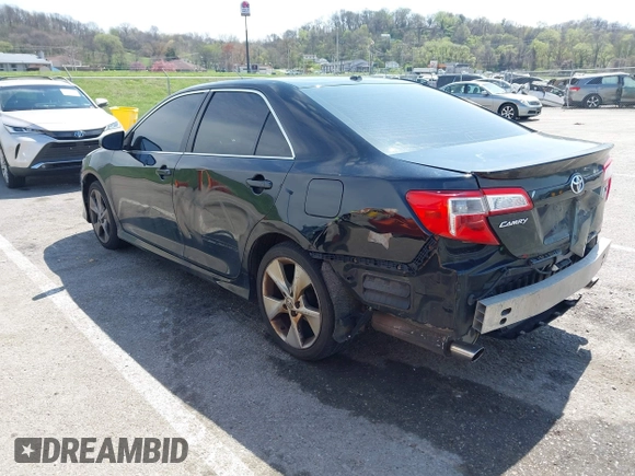 2012 Toyota Camry SE with VIN 4T1BK1FK9CU004865, listed as a IAAI auction lot 41928159 with 216,702 mi miles. Bid and sale history available at carsss.com. Image 3.