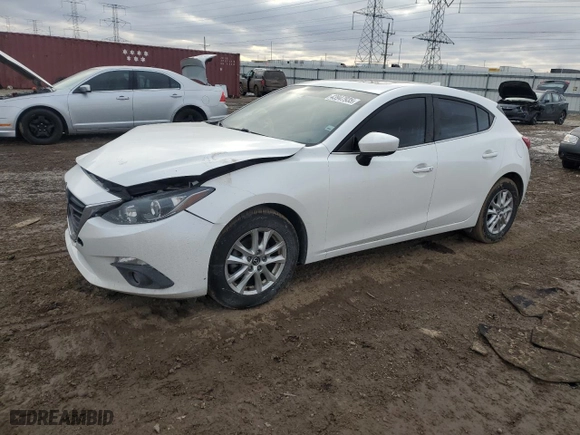 2016 Mazda Mazda3 i Grand Touring with VIN 3MZBM1N7XGM299803, listed as a Copart auction lot 43947935 with 94,179 mi miles and Salvage Title. Bid and sale history available at carsss.com. Image 1.