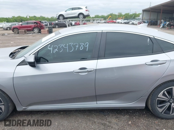 2017 Honda Civic EX-L с VIN 19XFC1F72HE017784, выставлен на аукционе IAAI как лот 42343789 с пробегом 146 487 миль миль и . История ставок и продаж доступна на DreamBid. Изображение 14.