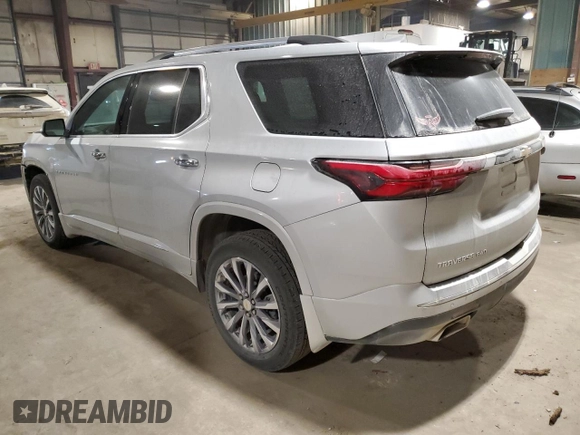 2022 Chevrolet Traverse Premier z VIN 1GNEVKKW7NJ157876, wystawiony jako Copart lot #88683885 z przebiegiem 28 459 mil mil oraz Szkoda całkowita • Salvage title. Historia ofert i sprzedaży dostępna na DreamBid. Obrazek 2.