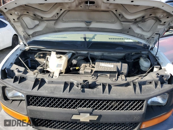 2008 Chevrolet Express Cargo Van with VIN 1GCGG25C581167937, listed as a Copart auction lot 52174855 with 186,959 mi miles and Salvage Title. Bid and sale history available at carsss.com. Image 12.