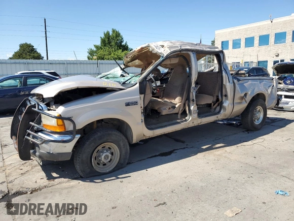 1999 Ford Super Duty F-250 XL with VIN 1FTNW21S8XEE34633, listed as a Copart auction lot 69438264 with 233,135 mi miles and Non Repairable. Bid and sale history available at carsss.com. Image 1.