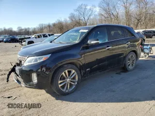 2014 Kia Sorento SX Limited with VIN 5XYKWDA7XEG443591, listed as a Copart auction lot 44330775 with 120,219 mi miles and Salvage Title. Bid and sale history available at DreamBid. Image 1.