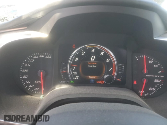 2014 Chevrolet Corvette 1LT with VIN 1G1YA2D78E5103009, listed as a Copart auction lot 43945745 with 120,811 mi miles and Salvage Title. Bid and sale history available at carsss.com. Image 9.