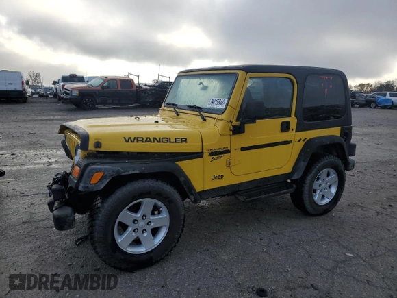2002 Jeep Wrangler Sport with VIN 1J4FA49S12P708751, listed as a Copart auction lot 79415644 with 219,771 mi miles and Non Repairable. Bid and sale history available at carsss.com. Image 1.