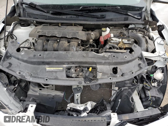2019 Nissan Sentra SV with VIN 3N1AB7AP3KY374407, listed as a Copart auction lot 51642585 with Not Provided miles and Salvage Title. Bid and sale history available at DreamBid. Image 12.